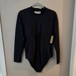 NWT J. Crew Long Sleeve Rash guard One Piece Swimsuit